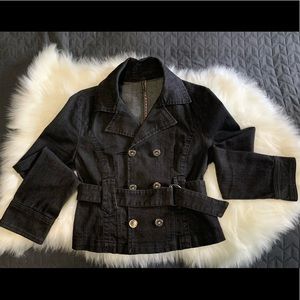 Foxy Jeans Black Wash Denim Jacket